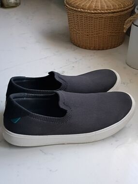 Vessi Black Slip-On Everyday Sneakers
